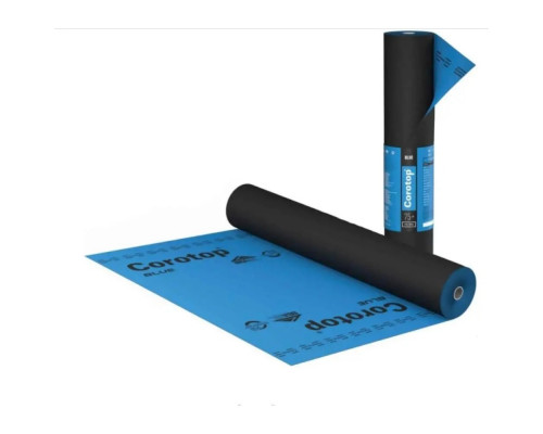 Купити тришарову супердифузійну мембрану Corotop Blue Plus 140 г/м² (з клейовою смугою) 1,5×50 м, 75 м² — професійна покрівельна мембрана з Польщі | Plivki.com Купити тришарову супердифузійну мембрану Corotop Blue Plus 140 г/м² (з клейовою смугою) 1,5×50 м, 75 м² — професійна покрівельна мембрана з Польщі | Plivki.com