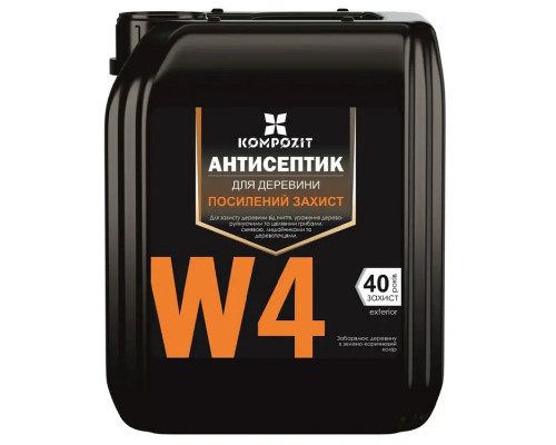 W4 Kompozit Антисептик для посиленого захисту, 10 л W4 Kompozit Антисептик для посиленого захисту, 10 л