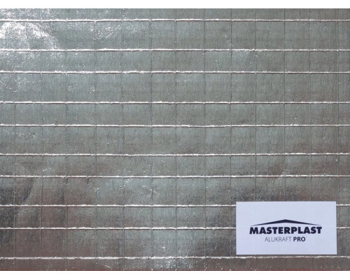 Пленка пароизоляционная Masterfol Alukraft Pro армированная теплоотражающая 120 г/м2 1,2x50 м (кв.м)