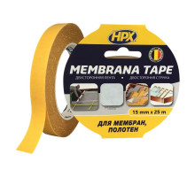 Двухсторонняя лента MEMBRANA TAPE 15мм x 25м прозрачная