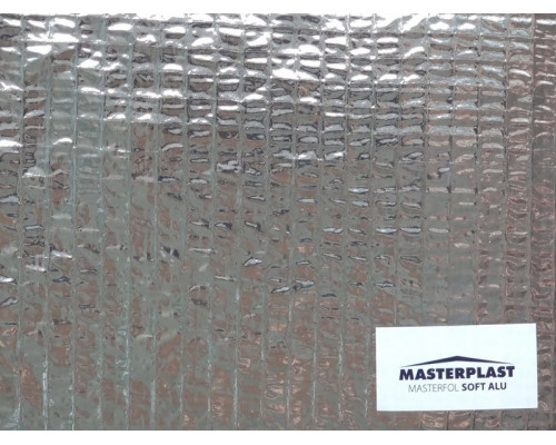 Пленка пароизоляционная Masterfol Soft ALU E армированная 90 г/м2 фольгированная 1,5x50 м (рул.) Пленка пароизоляционная Masterfol Soft ALU E армированная 90 г/м2 фольгированная 1,5x50 м (рул.)