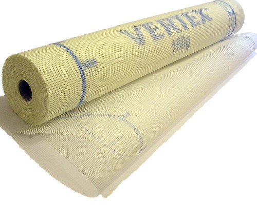 Склосітка фасадна Vertex R131 3,5×3,8 мм, 160 г/м² — Преміальне армування для висотних фасадів та важких умов Склосітка фасадна Vertex R131 3,5×3,8 мм, 160 г/м² — Преміальне армування для висотних фасадів та важких умов