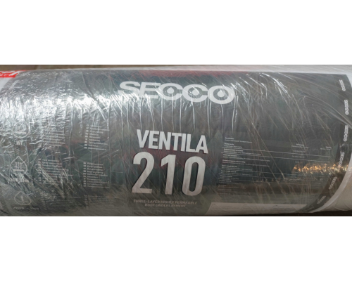 Супердифузійна мембрана SECCO Ventila 210 г/м² (75 м², Польща) Супердифузійна мембрана SECCO Ventila 210 г/м² (75 м², Польща)