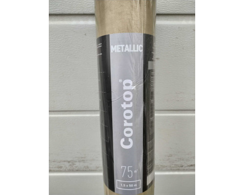 Пароізоляційна мембрана Corotop Metallic 80 фольгована (80 г/м², 75 м²)  Польща
